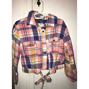 Plaid Crop Top